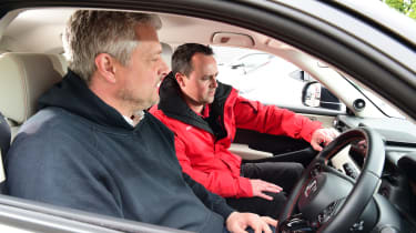 Honda HR-V long term test: Honda rep. demonstrating the car